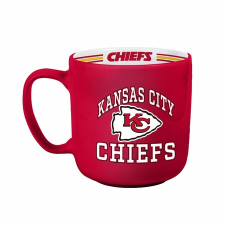 LOGO BRANDS Kansas City Chiefs 15oz Stripe Mug 616-C15SM